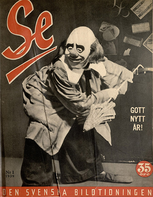 Omslag till Bildtidningen Se, nr 1 1939